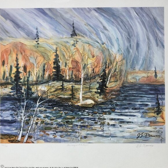 “Bourrasque d’Automne” by J.F. Beauvais – Signed & Numbered Limited Edition Prin - Picture 2 of 5